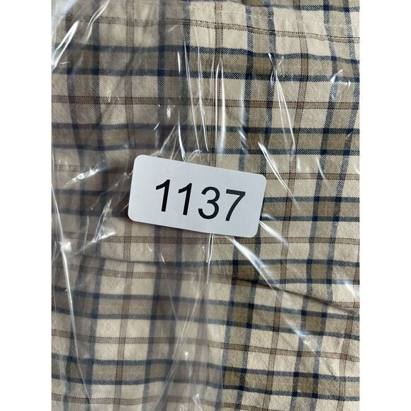 Browning Super Naturals Button Down Shirt Men's Medium Brown Plaid Short Sleeve - Picture 12 of 12